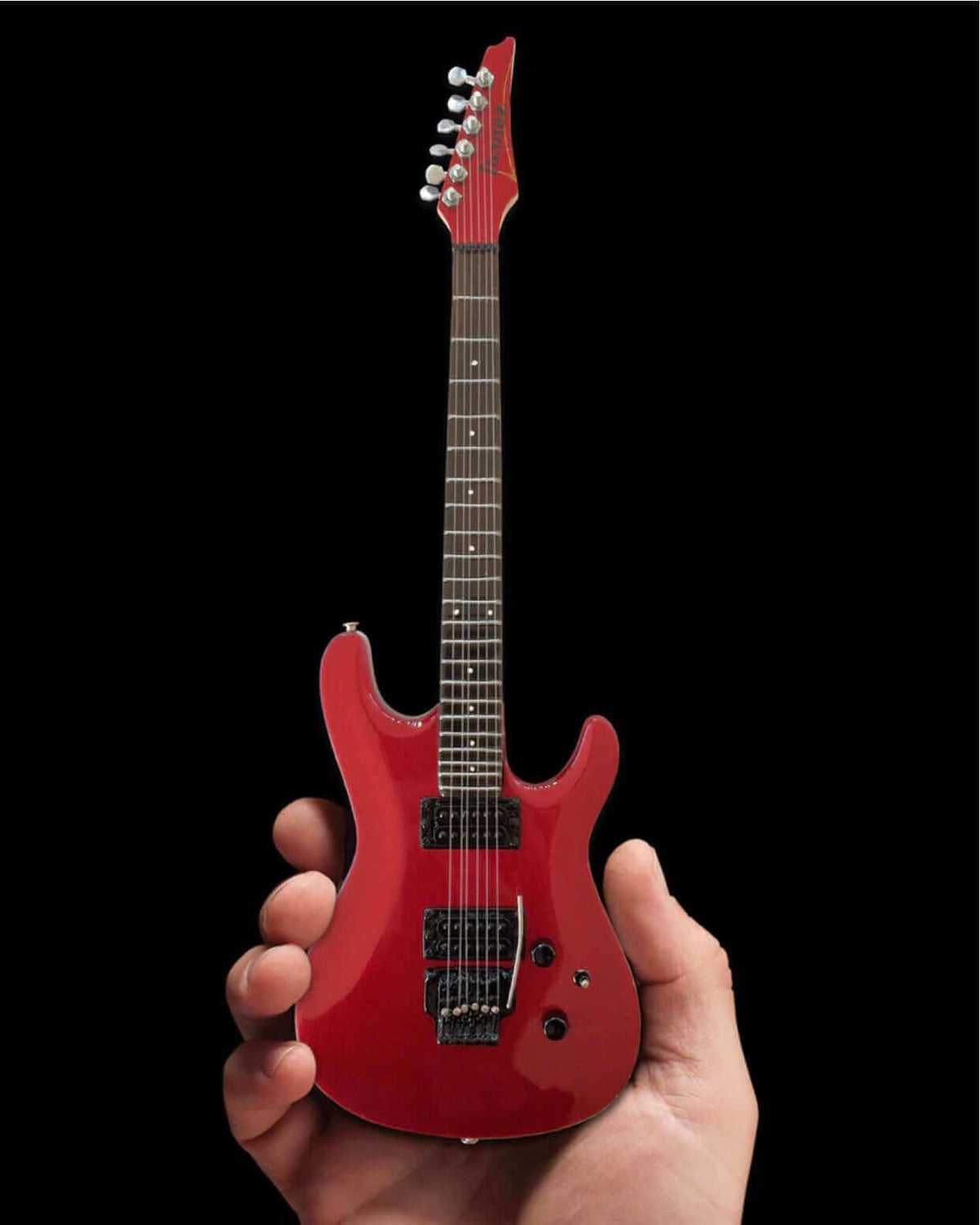Réplique de guitare miniature Joe Satriani Signature Candy Apple Red