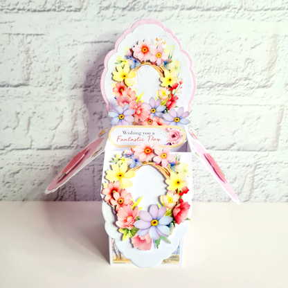 Découpage prédécoupé – Panier floral et couronne (lot de 3)