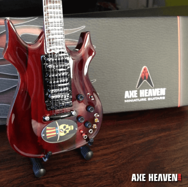 Réplique de mini-guitare Jerry Garcia™ Top Hat Dead Head Tribute