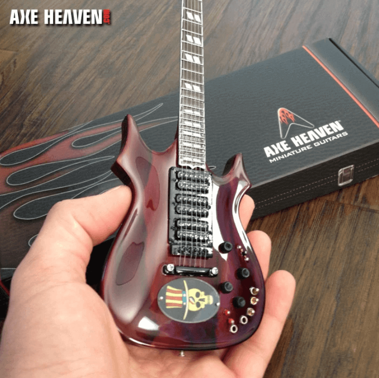 Réplique de mini-guitare Jerry Garcia™ Top Hat Dead Head Tribute
