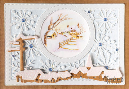 Marianne Design Feuille de découpe A4 - Tiny's Mini's Hiver