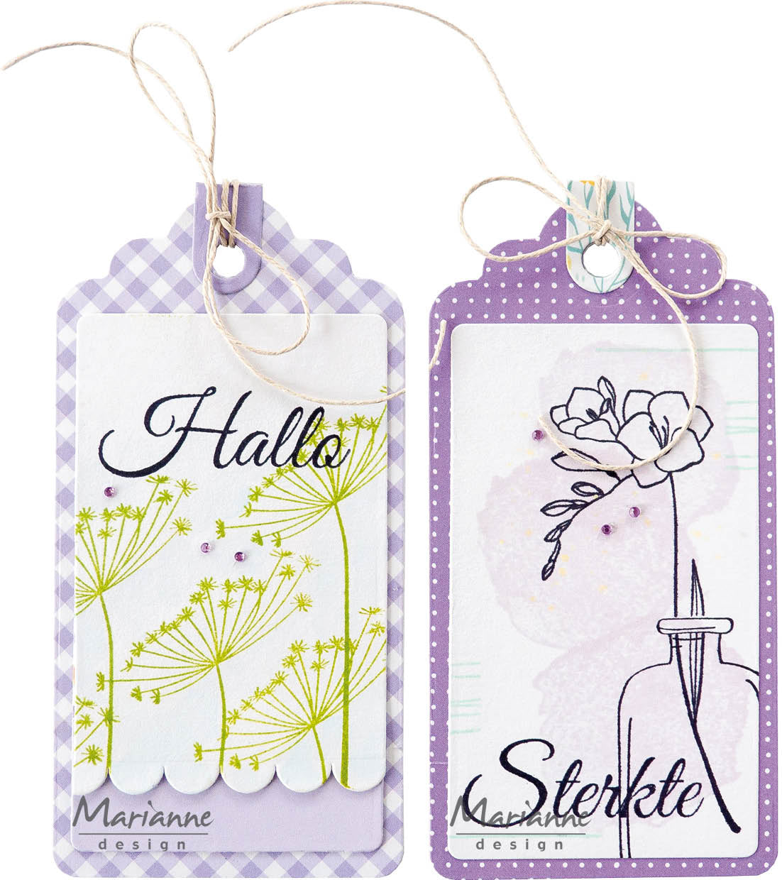 Marianne Design Clear Stamp - Silhouette Art - Taches