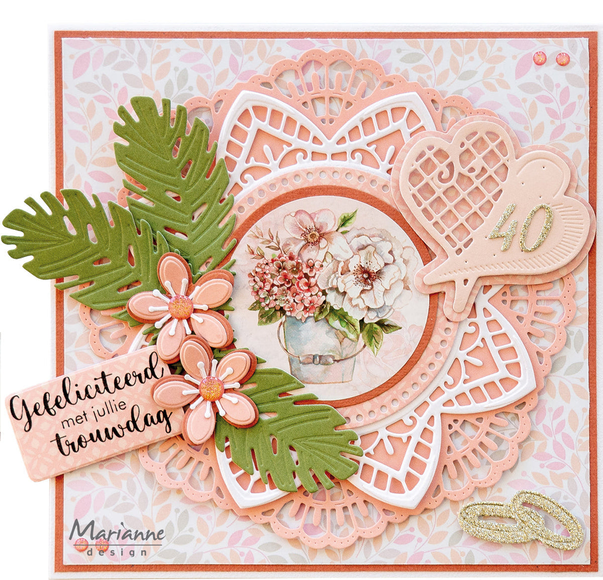 Matrice de découpe Marianne Design Creatables - Feather By Marleen