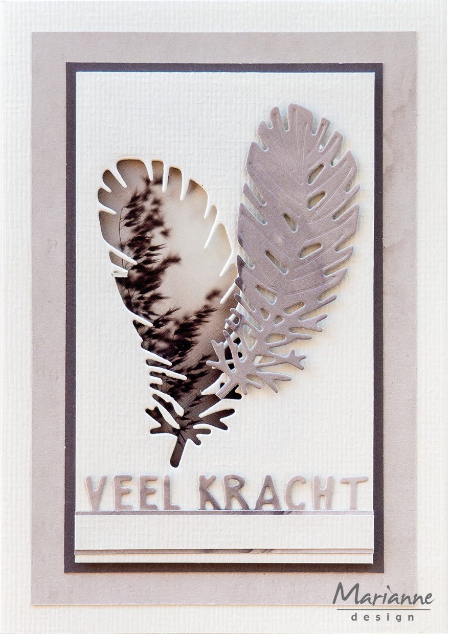 Matrice de découpe Marianne Design Creatables - Feather By Marleen