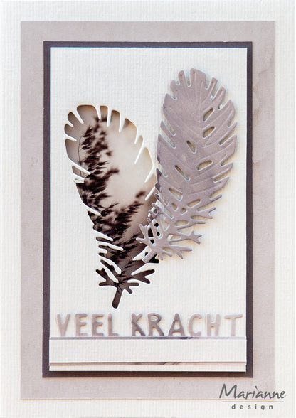Matrice de découpe Marianne Design Creatables - Feather By Marleen