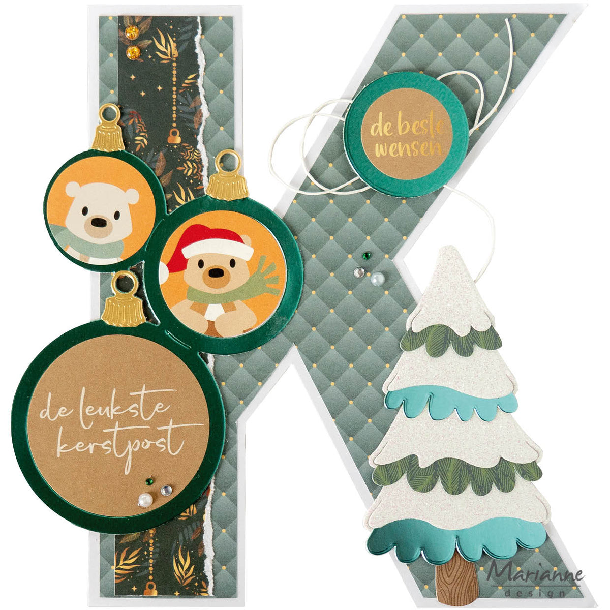 Marianne Design Collectables Die - Sapin enneigé par Marleen
