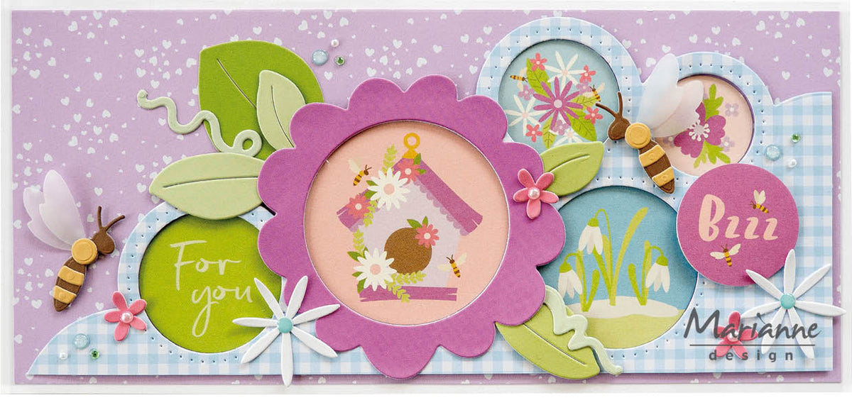 Marianne Design Craftables Matrice de découpe - Abeilles par Marleen