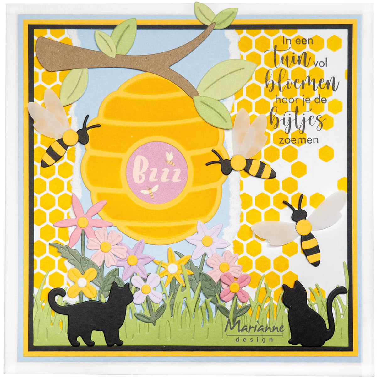 Marianne Design Craftables Matrice de découpe - Abeilles par Marleen
