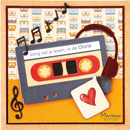 Marianne Design A4 Paper Pad - Hi Handsome!