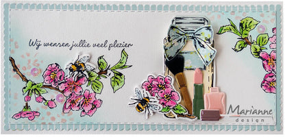 Pochoir artisanal Tiny's Blossom