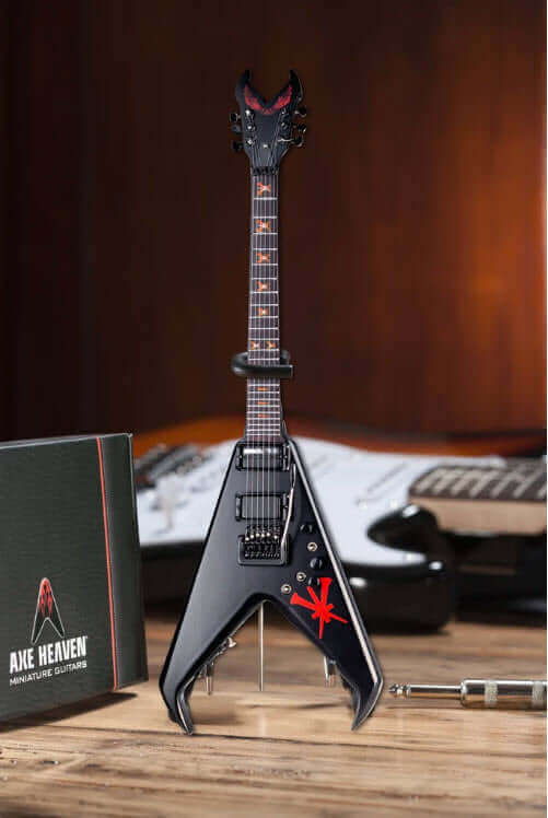 Mini-guitare Custom Kerry King Dean USA V édition limitée – Sous licence officielle