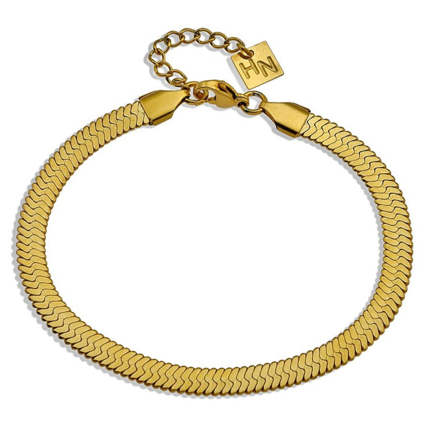 Bracelet texturé peau de serpent LAILA