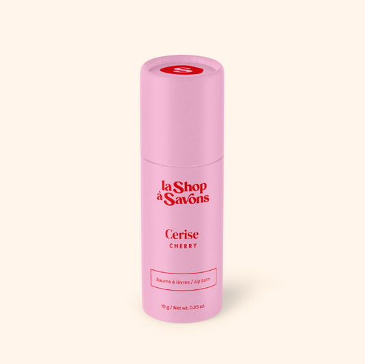 Baume à lèvres végane - Cerise