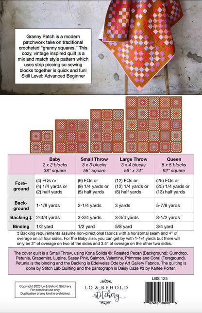 Granny Patch by Lo & Behold Stitchery