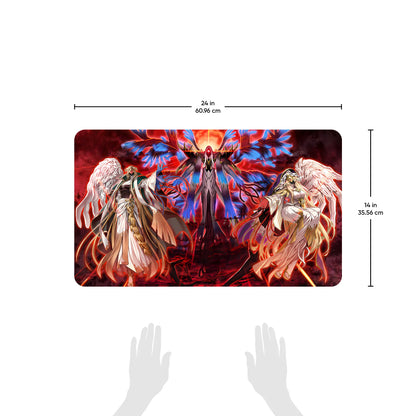 Custom TCG Playmat – 24 x 14 in – Soft Cloth & Rubber Back