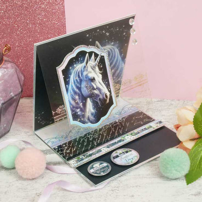 Rêves de Licorne Acétate Luxe Effet Feuille d'Or