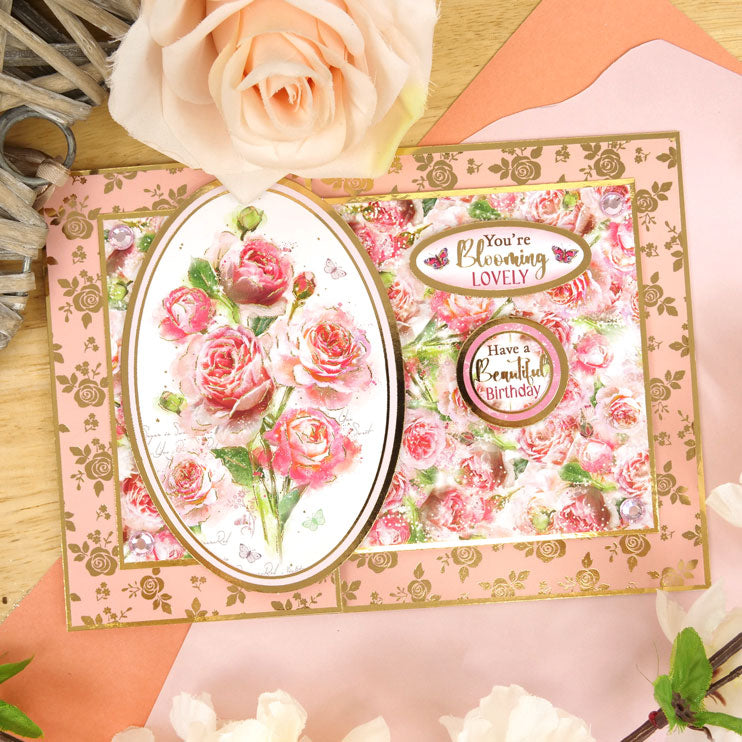 Un arc-en-ciel de fleurs Edge-To-Edge Adorable Scorable Cardstock