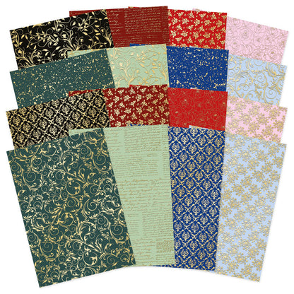 Bloc de papier cartonné Les Fleurs Éternelles (motif bord à bord)