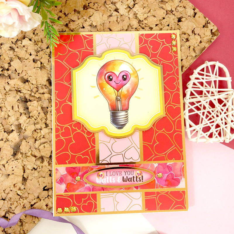 Cardstock à effet de déjouage intégral, plein de jeux de mots