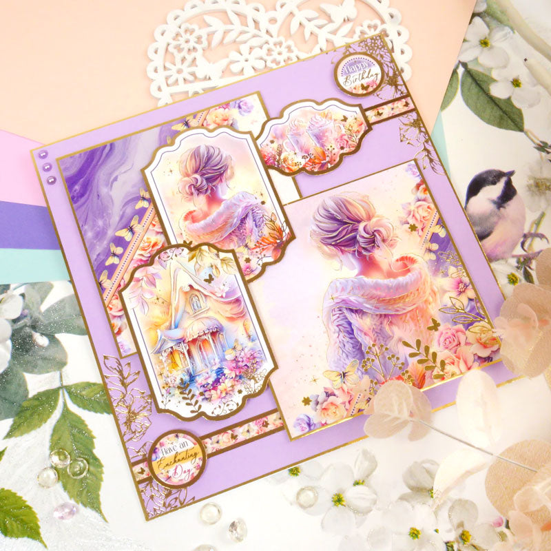Papier cartonné irisé de luxe Enchanted Glades