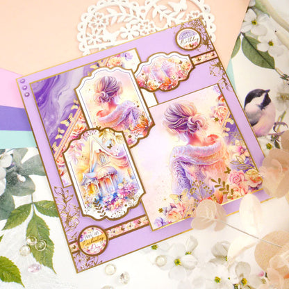 Papier cartonné irisé de luxe Enchanted Glades