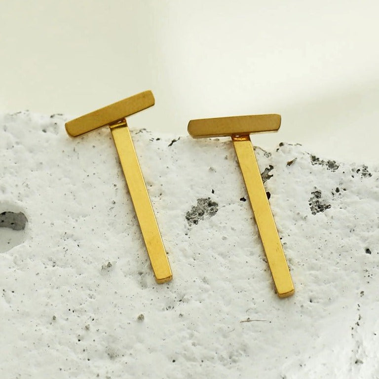Boucles d'oreilles clous LIGNES