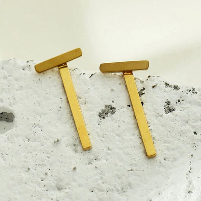 Boucles d'oreilles clous LIGNES