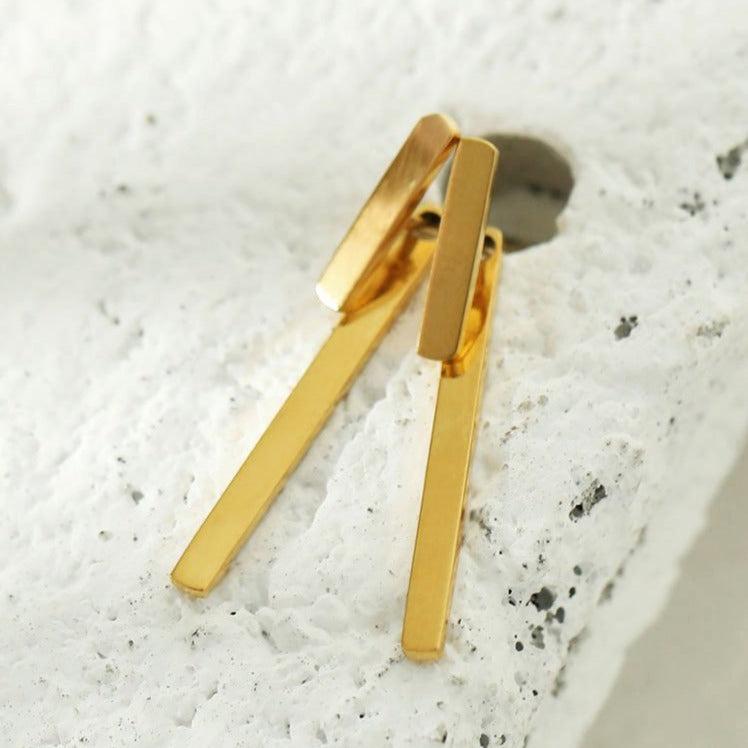 Boucles d'oreilles clous LIGNES