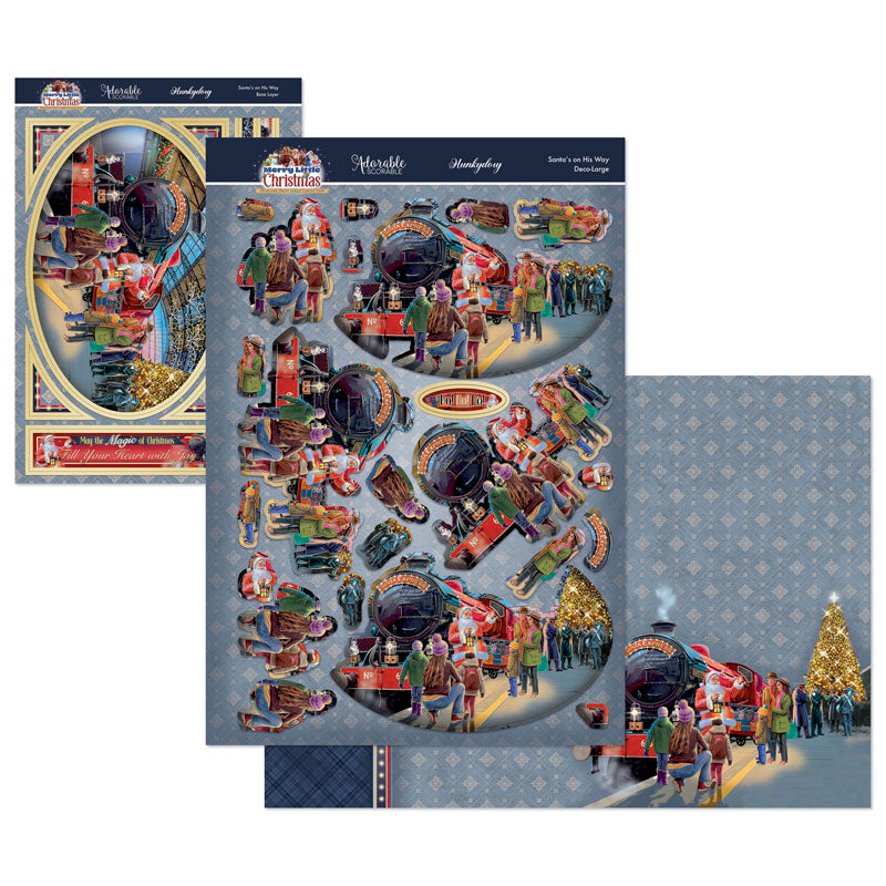 A Merry Little Christmas Deco-Large Set - Santa's On His Way