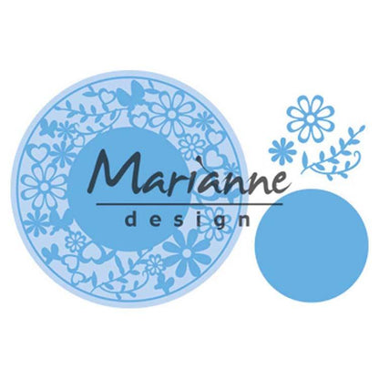Marianne Design Créatables Cadre floral rond