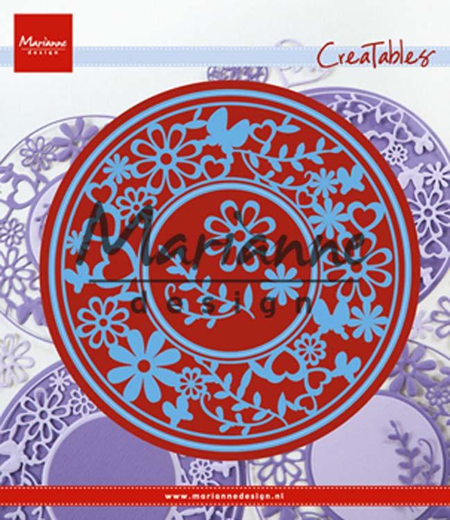 Marianne Design Créatables Cadre floral rond