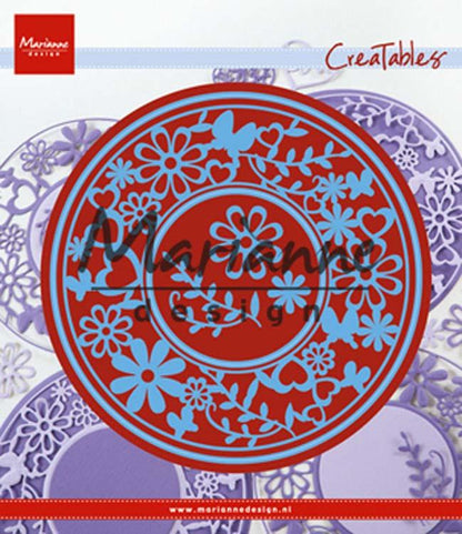 Marianne Design Créatables Cadre floral rond