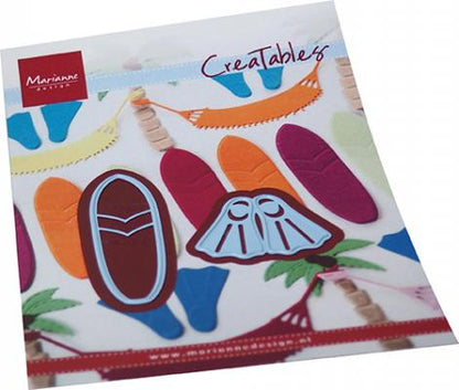 Matrice de découpe Marianne Design Creatables - Planche de surf et palmes