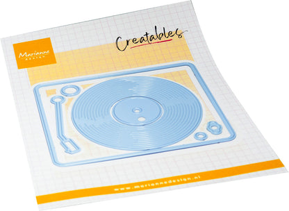 Marianne Design Matrice de découpe Creatables - Tourne-disque