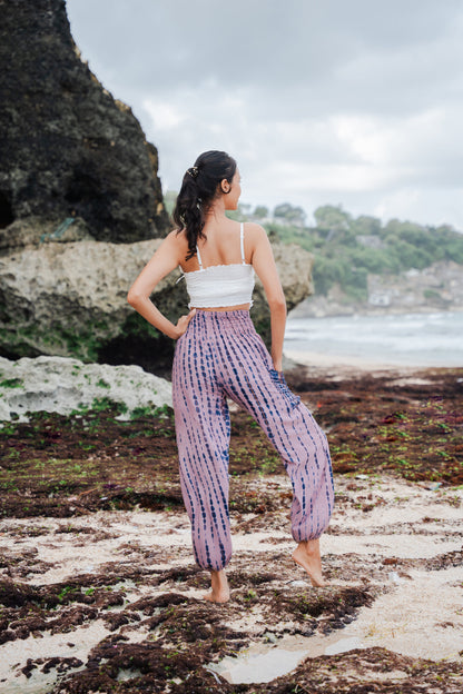 Pantalon Bali Tie Dye Os Simple - Rose