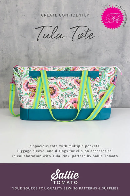 Sallie Tomato - Tula Tote Paper Pattern