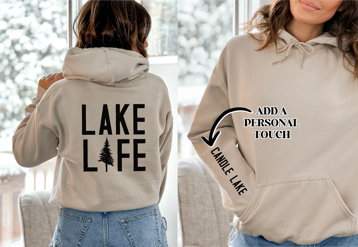 Sweat à capuche Lac Personnalisé Lac
