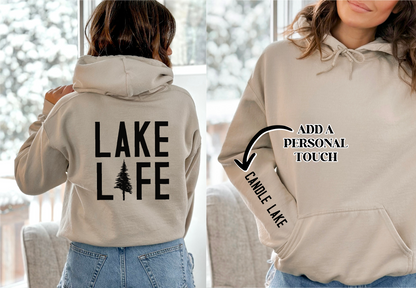 Sweat à capuche Lac Personnalisé Lac