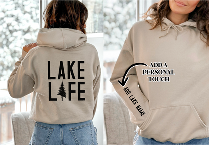 Sweat à capuche Lac Personnalisé Lac