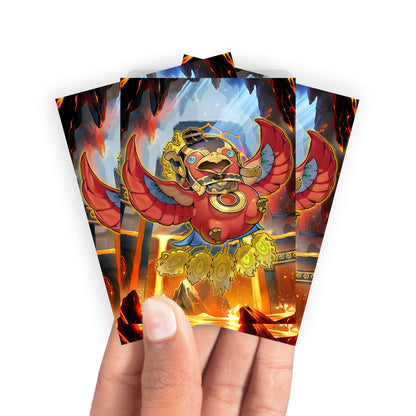 Legendary Fire King Ponix Card Sleeves
