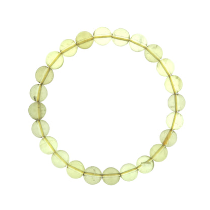 Lemon Quartz Round Bracelet - 8mm