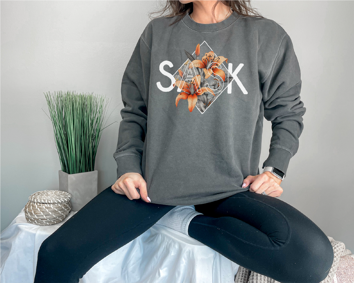 SASK Diamond Premium Unisex Sweatshirt | Saskatchewan Clothing