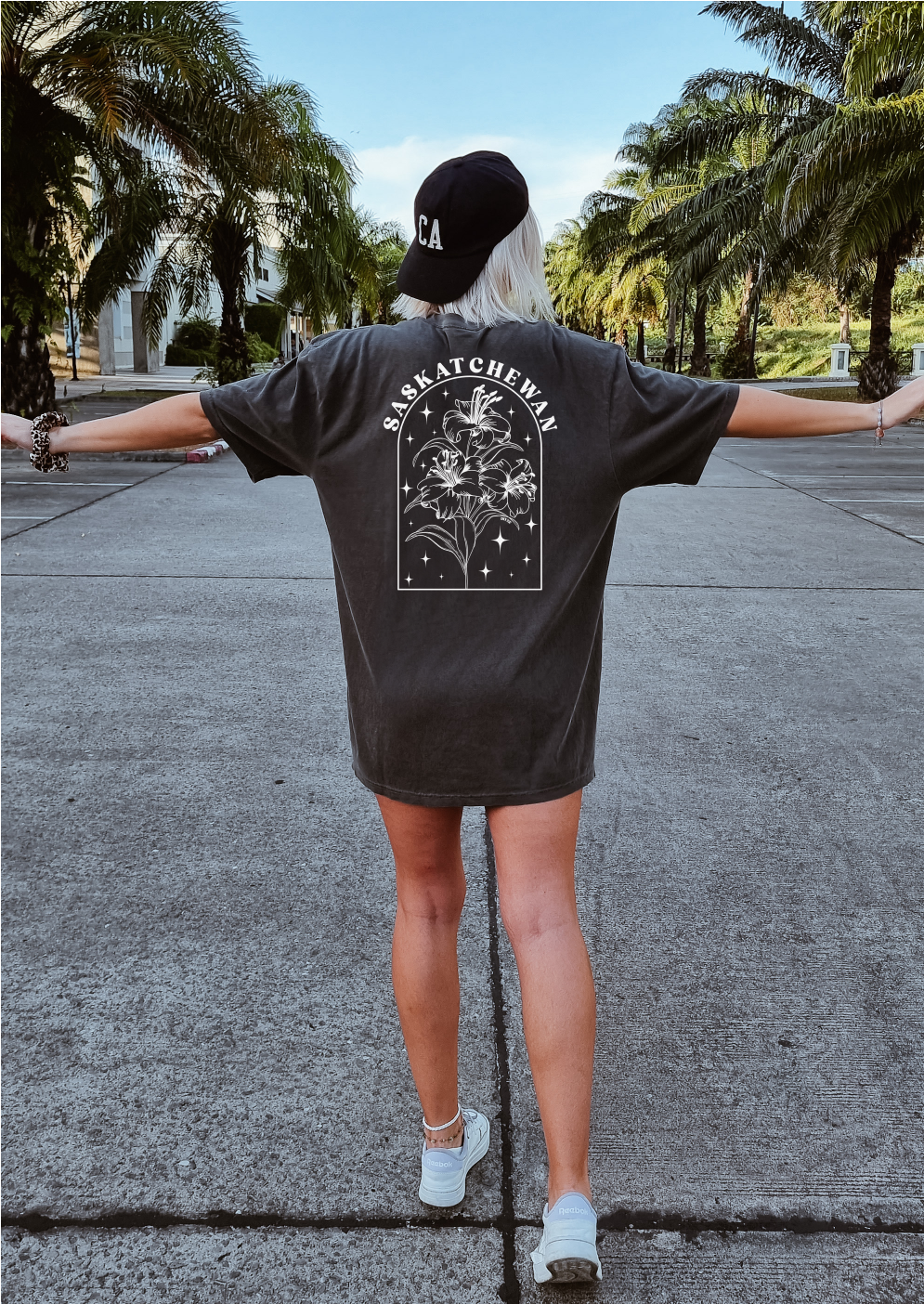T-shirt unisexe Lys de la Prairie | Vêtements Saskatchewan