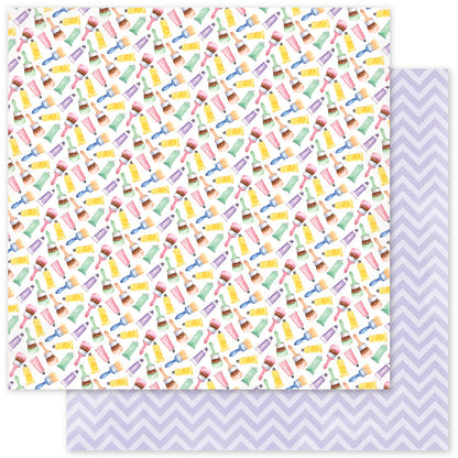 Collection de papiers Little Artists Motifs 30x30 35029