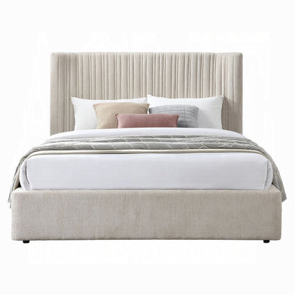 Alsace Luxury Upholstered Bed - Beige