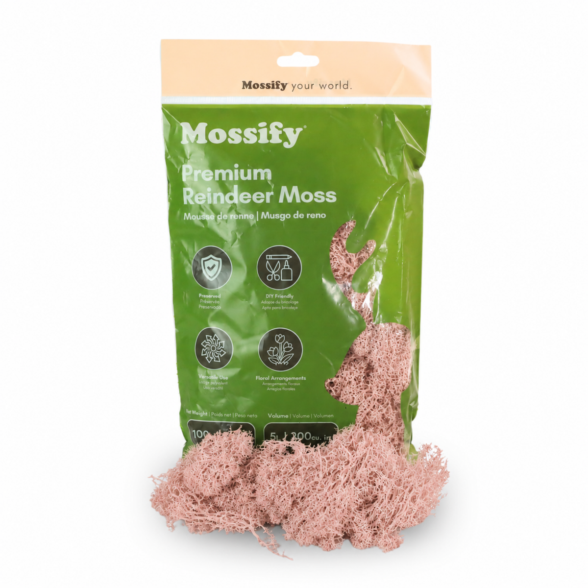 Premium Reindeer Moss Bag