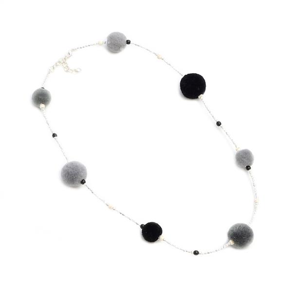 Multi Pom-Pom Necklace