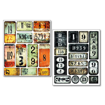 Sticker Set 10/Pkg Scratched Labels