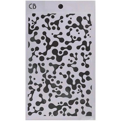 Ensemble n°001 de pochoirs – Ensemble à trois couches (3 motifs uniques)