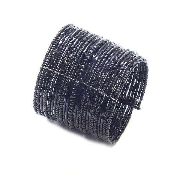 Wide Beaded Cuff